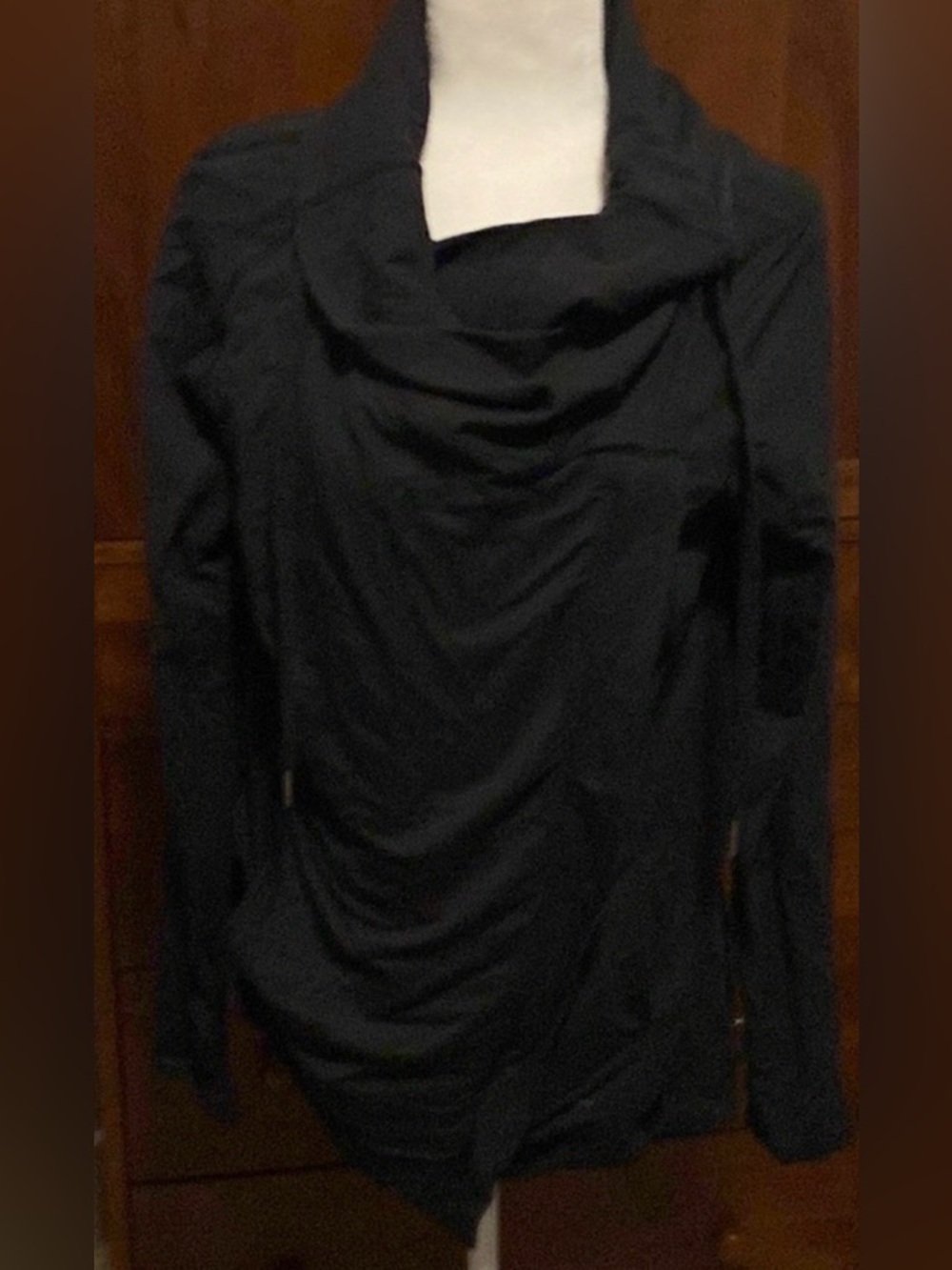 lululemon athletica Black Assymetrical jacket 8